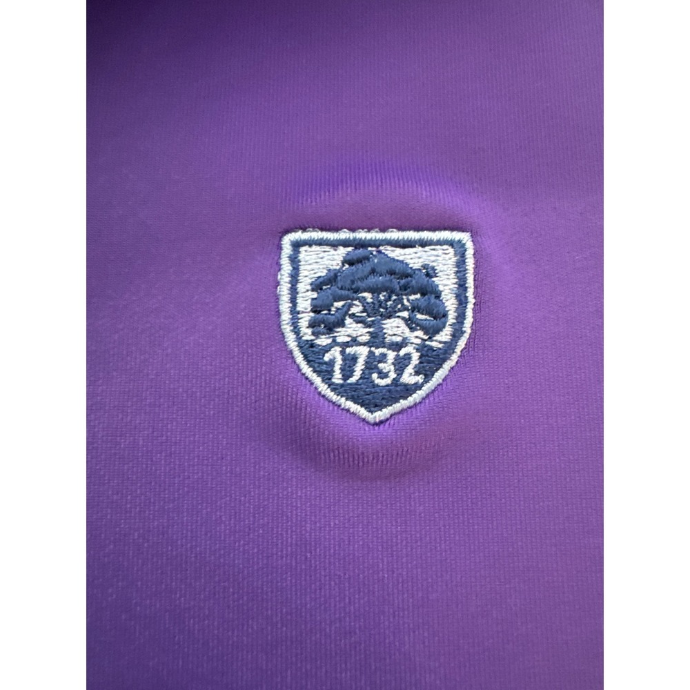 Turtleson Mens XL Purple Quarter Zip Pullover Poly Graphene Stretch Golf Shirt - Picture 3 of 15